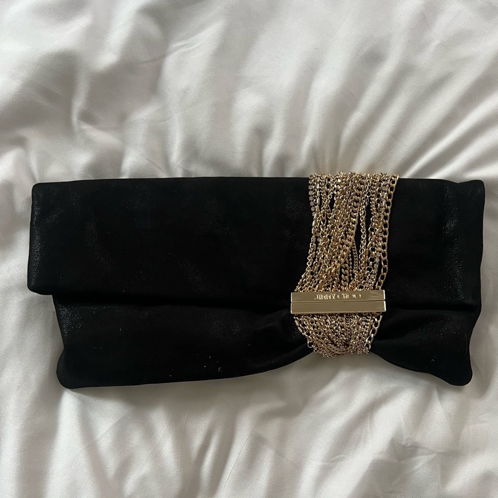 JIMMY CHOO BLACK CLUTCH